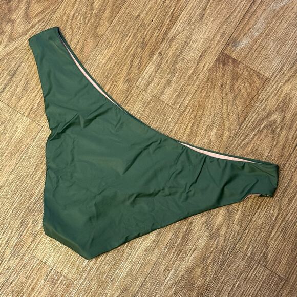 J. Crew Green Curved Waist Cheeky Bikini Bottom Size 2X - Picture 3 of 6